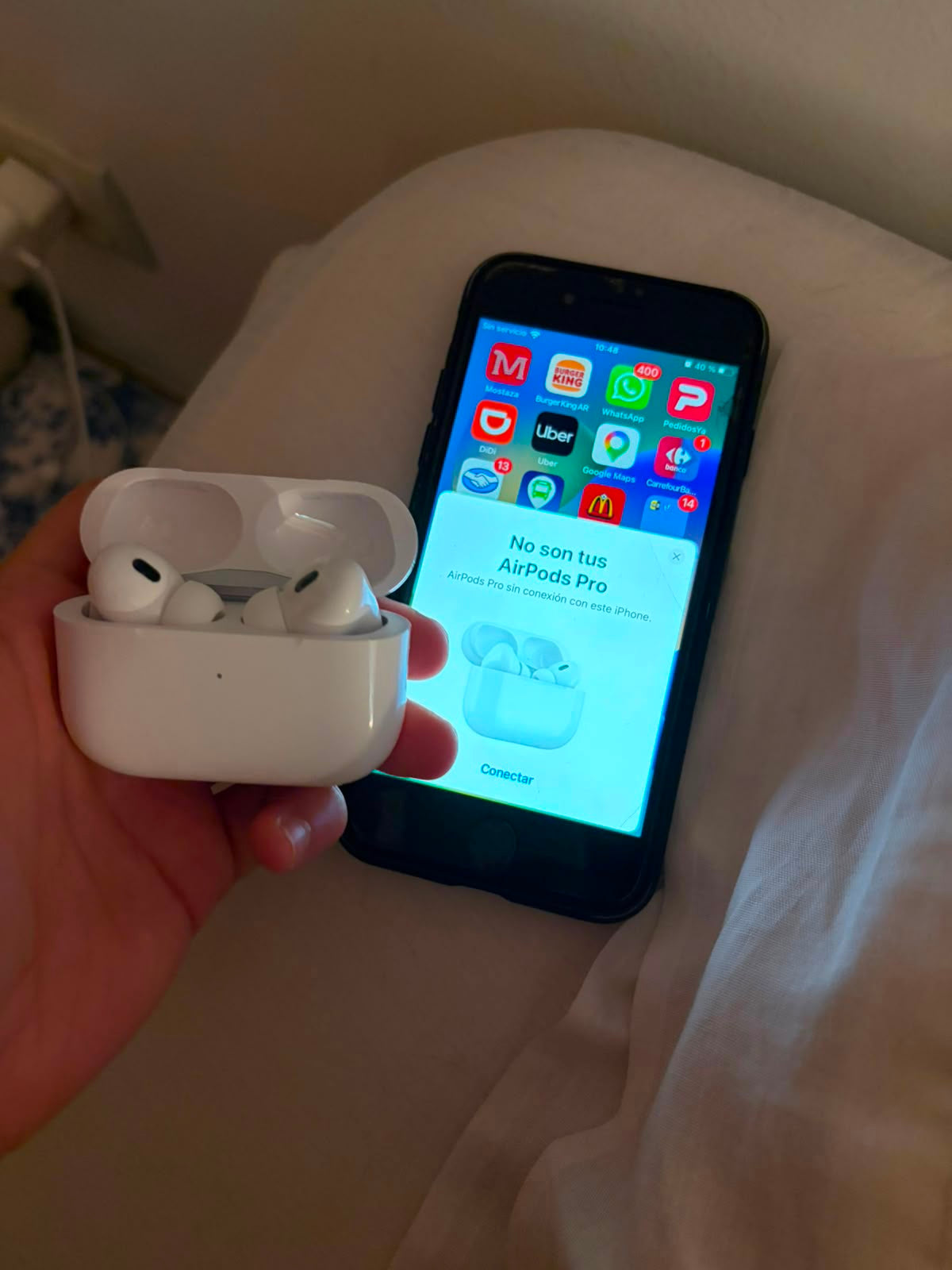 iPhone reconoce perfectamente los auriculares